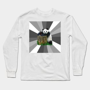 Pickup Line Panda Meme Long Sleeve T-Shirt